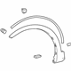 Toyota 75601-0R060 Wheel Opening Molding, Outside Front Passenger Side