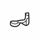 Toyota 61727-08010 Inner Wheelhouse Reinforcement, Front Passenger Side