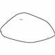 Toyota 87915-02360-A0 Mirror Cover, White, Passenger Side