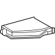 Toyota 82662-08060 Upper Cover, Center