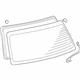 Toyota 68105-48090 Lift Gate Glass, Green, Rear