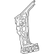 Toyota 61024-10210 Inner Hinge Pillar, Driver Side