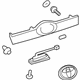 Toyota 76801-47050-A0 Lift Gate Trim, White, Rear