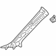 Toyota 62210-10050-B0 Windshield Pillar Trim, Gray, Passenger Side