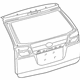 Toyota 67005-08090 Lift Gate, Rear
