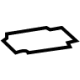 Toyota 58665-08040 Impact Bar Pad, Rear