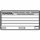Toyota 11298-31780 Emission Label