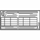 Toyota 42661-35770 Tire Pressure Label