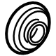 Toyota 88897-0C080 Evaporator Tube Seal