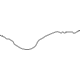 Toyota 53630-62020 Release Cable, Front