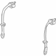 Toyota 73360-52041-A0 Lap & Shoulder Belt, Rear