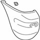 Toyota 52161-42927 End Cover, Rear Passenger Side
