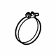 Toyota 90460-85007 Clamp(For Air Cleaner Hose), Driver Side