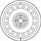 Toyota 42611-74060 Wheel, Steel