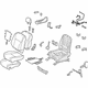 Toyota 71100-0E180-B3 Seat Assembly, Front Passenger Side