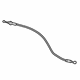 Toyota 69770-12290 Lock Cable, Rear