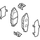 Toyota SU003-10628 Brake Pads, Rear