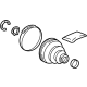 Toyota 04439-0R070 Inner Boot, Rear