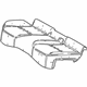 Toyota 71503-10140 Seat Cushion Pad, Rear