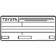 Toyota 11298-0P480 Emission Label