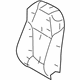 Toyota 71551-0R140 Seat Back Pad, Passenger Side