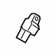 Toyota 89831-33090 Side Impact Sensor, Rear Center