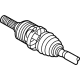 Toyota 43470-80481 Outer CV Joint, Passenger Side