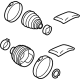 Toyota 04437-48170 Boot Kit, Passenger Side