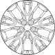 Toyota 4261A-0E311 Wheel, Alloy, Chrome