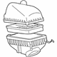 Toyota 17700-20051 Air Cleaner Assembly