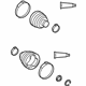 Toyota 04427-01020 Boot Kit, Front
