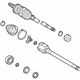 Toyota 43410-01140 Axle Assembly, Passenger Side