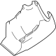 Toyota 45024-02040-C0 Lower Column Cover