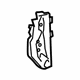 Toyota 57117-21010 Rail Support, Passenger Side