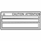 Toyota 28898-20020 Battery Label