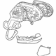 Toyota 87910-12F60 Mirror Assembly, Passenger Side