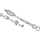 Toyota 43410-0E360 Axle Assembly, Passenger Side
