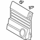 Toyota 64280-0C010-C0 Back Panel Trim, Black, Driver Side