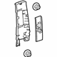 Toyota 62410-0E060-A0 Upper Center Pillar Trim, Flaxen, Passenger Side