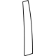 Toyota 75755-48050 Applique, Rear Passenger Side