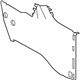 Toyota 58816-0E040-A0 Insert Panel, Flaxen, Front Driver Side