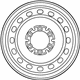 Toyota 42611-35520 Wheel, Alloy