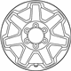 Toyota 42611-35581 Wheel, Alloy