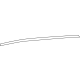 Toyota 75763-62010 Frame Molding, Upper Passenger Side