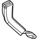 Toyota 73390-62040-A0 Buckle, White, Driver Side