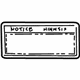 Toyota 63297-48010 Caution Label