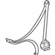 Toyota 73220-0C021-B3 Lap & Shoulder Belt, Blue Gray, Driver Side