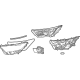 Toyota 81130-42D90 Composite Headlamp, Passenger Side