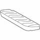 Toyota 71075-06390-B0 Cushion Cover, Rear