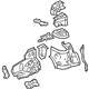 Toyota 53701-47030 Apron Assembly, Passenger Side